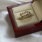 Серебряное кольцо "Оранжерея". Фианиты