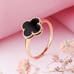 Goldring Rotgold 585 Onyx ⌀10 mm