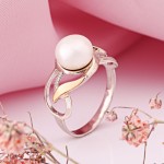 Silberring mit Gold in Deutschland kaufen Perlen