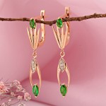 Goldohrringe Gold 585 Zirkonia