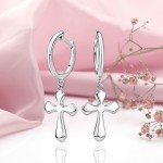 Silberohrhänger 925º mit Kreuz in Deutschland kaufen