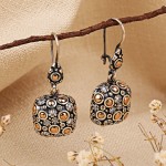 Серебрянные серьги 925 с фианитами