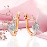 Diamant Ohrringe 585