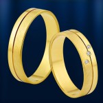 Желтое Золото 585 Кольцо Обручальное 