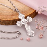 Silberkette mit Kreuzanhänger