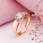 Золотое кольцо Swarovski®