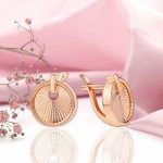 Ohrringe Rotgold 585