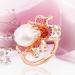 Vergoldete Ringe Chervona Ruta