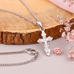 Серебро 925 Колье с крестиком
