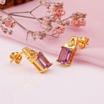 Silberohrstecker 925 gelb vergoldet