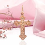 Vergoldetes Silberkreuz