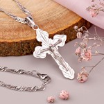 Silberkette mit Kreuzanhänger aus 925er Silber