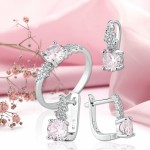 Set aus 925er Silber Zirkonia