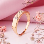 Goldring aus Russischem Gold 585° mit Zirkonia