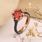 Silberring 925 mit Granat